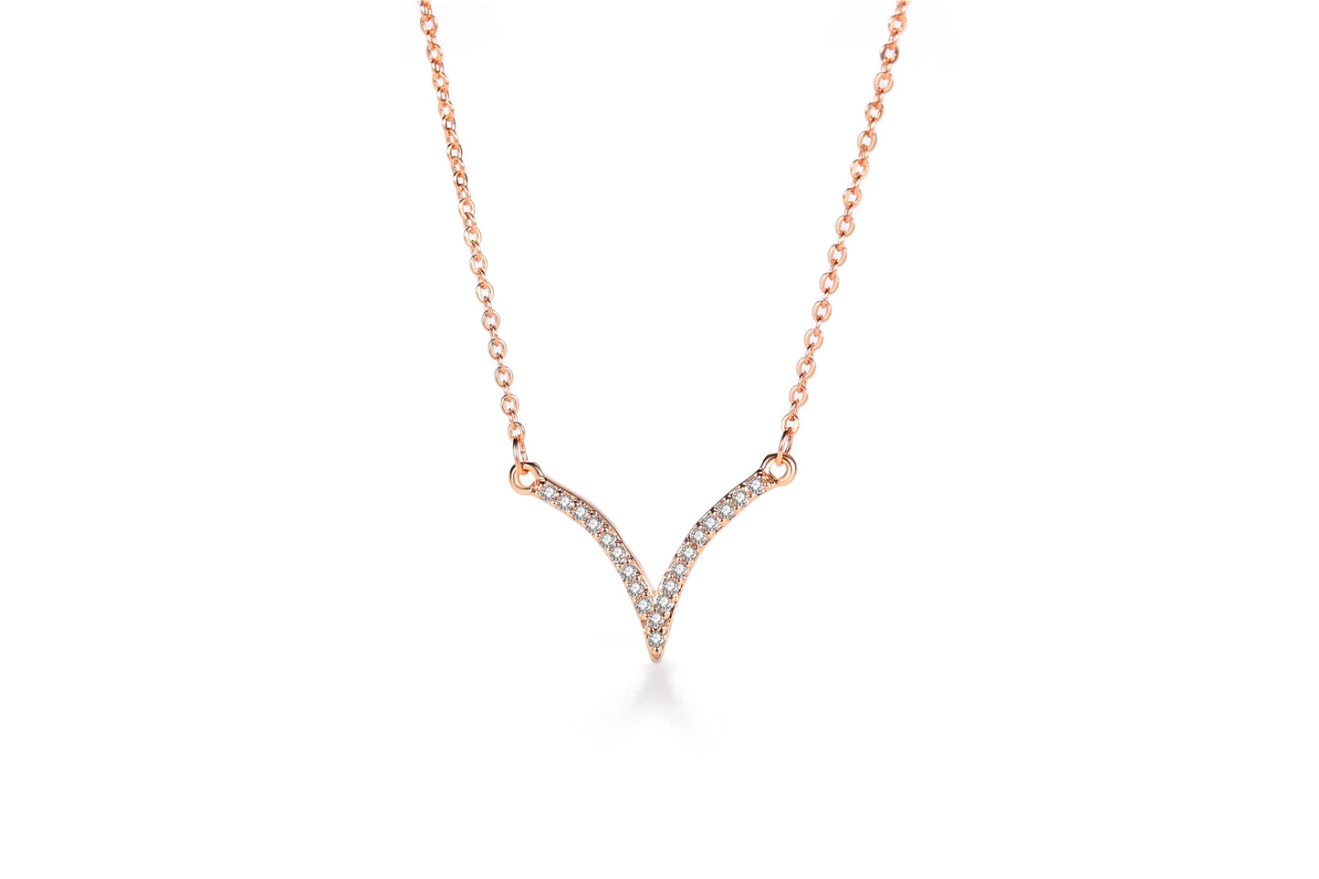 Brilliant V Necklace