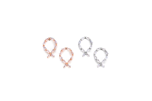 Chic Ribbon Earrings