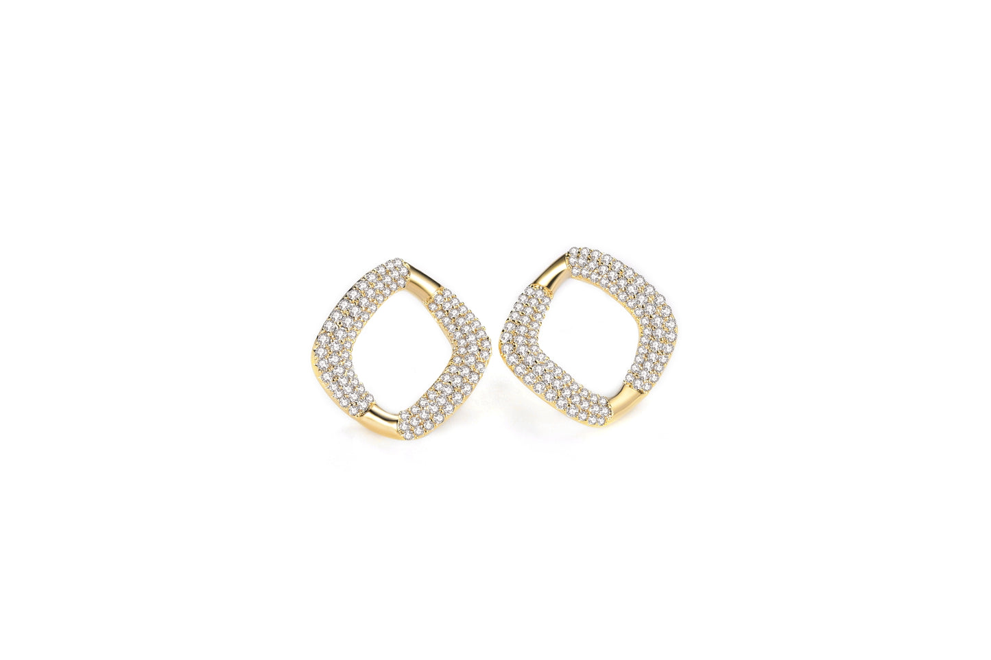 Aristocratic Rhombus Earrings