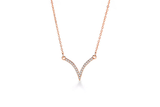 Brilliant V Necklace