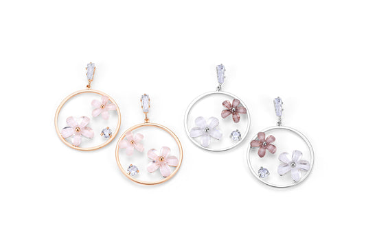 Flowers Basket Earrings