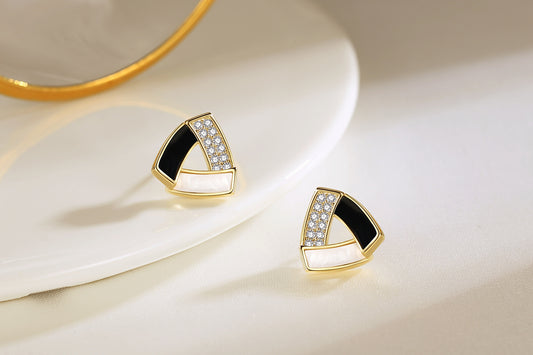 Modern Triangular Earrings