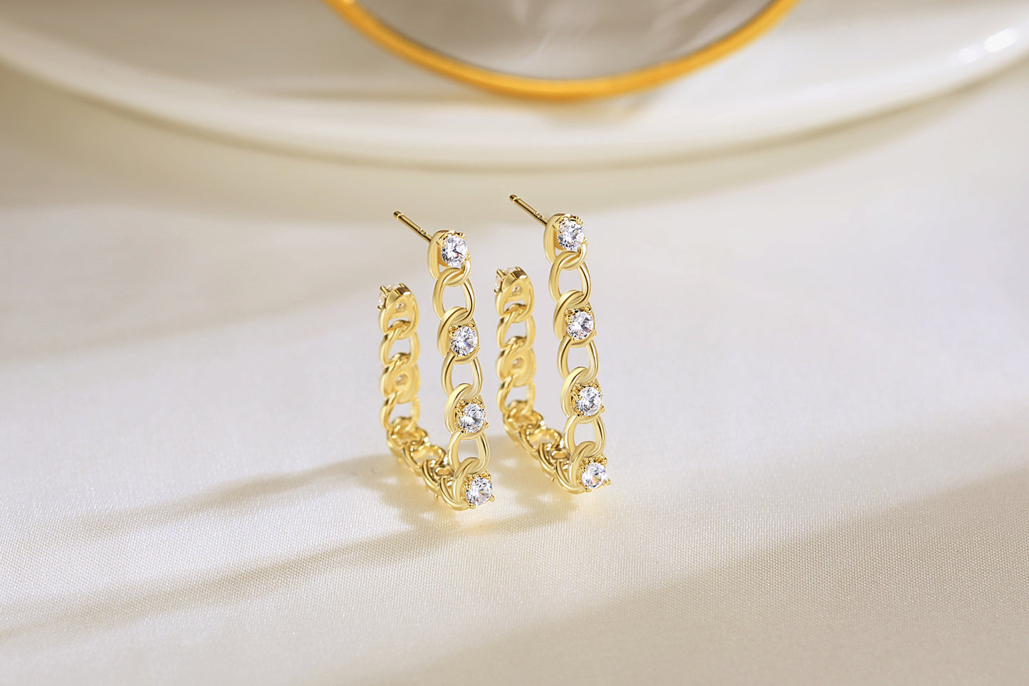 Golden Chain Earrings