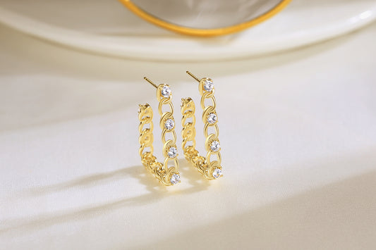 Golden Chain Earrings