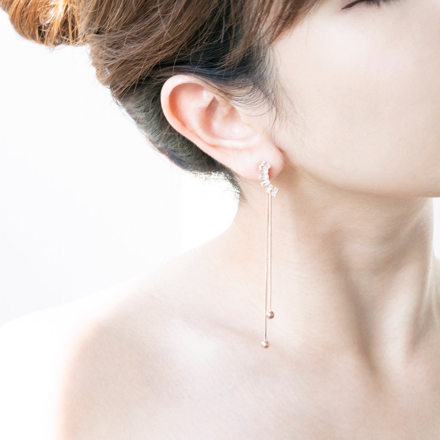 Baguette Drop Earrings